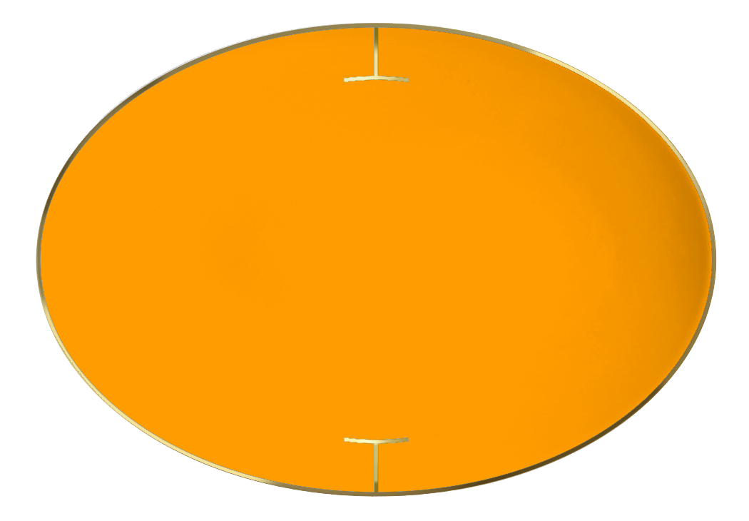 Platte oval 35 cm